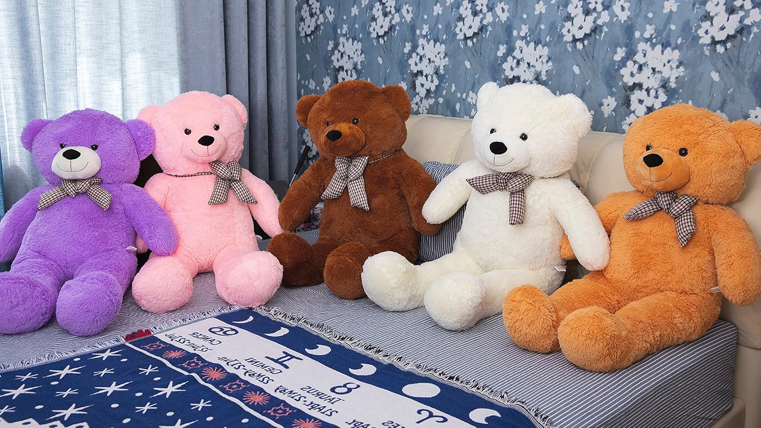 YunNasi Giant Teddy Bear 120cm XXL large Stuffed Animals Plush Toy Gift for Children,Girlfriend,Birthday,Party-8