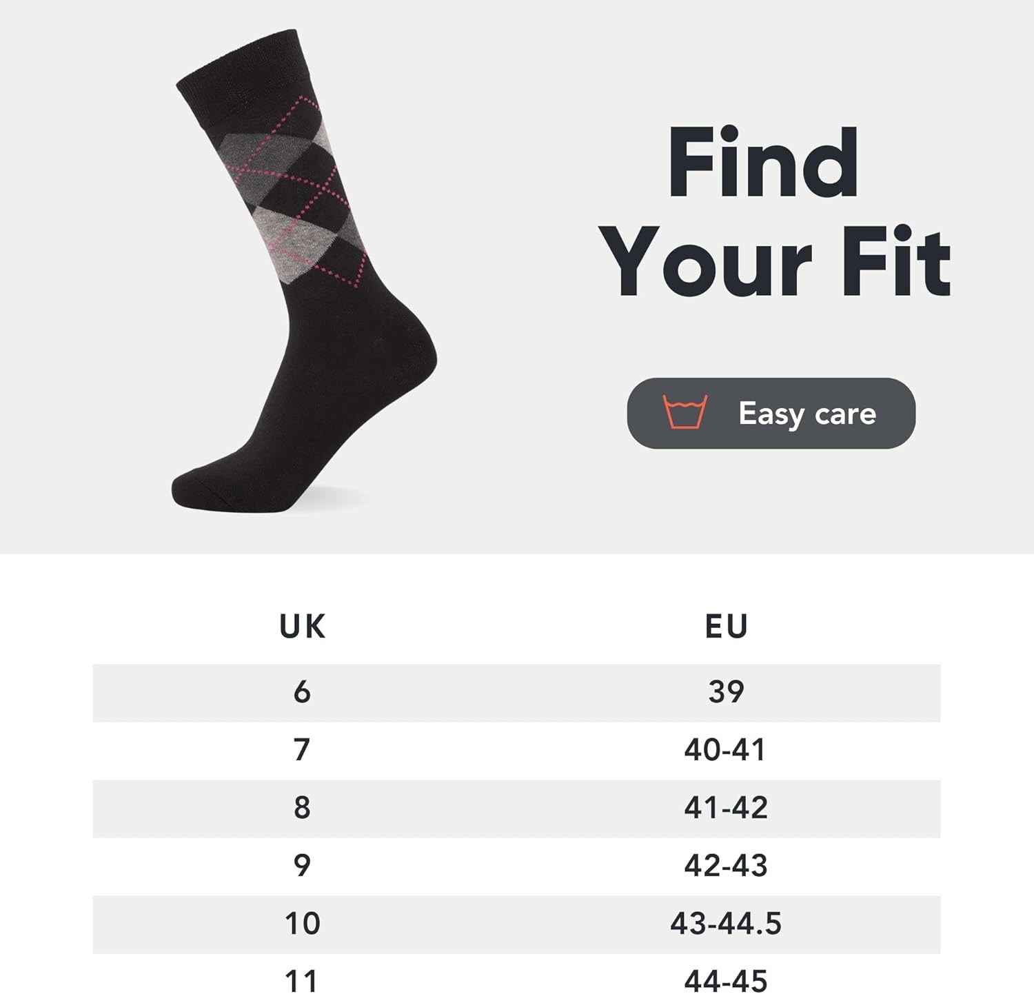 FM London (12-Pack Smart Mens Socks - Breathable Plain, Patterned, & Black Socks Men - Cotton Socks Men Suitable for Work and Casual Wear - Soft, Insulated Mens Ankle Socks with Reinforced Heel & Toe-4