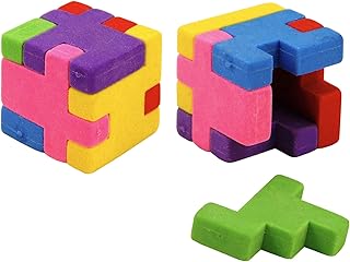 HENBRANDT 24 Cube Rubber puzzles erasers