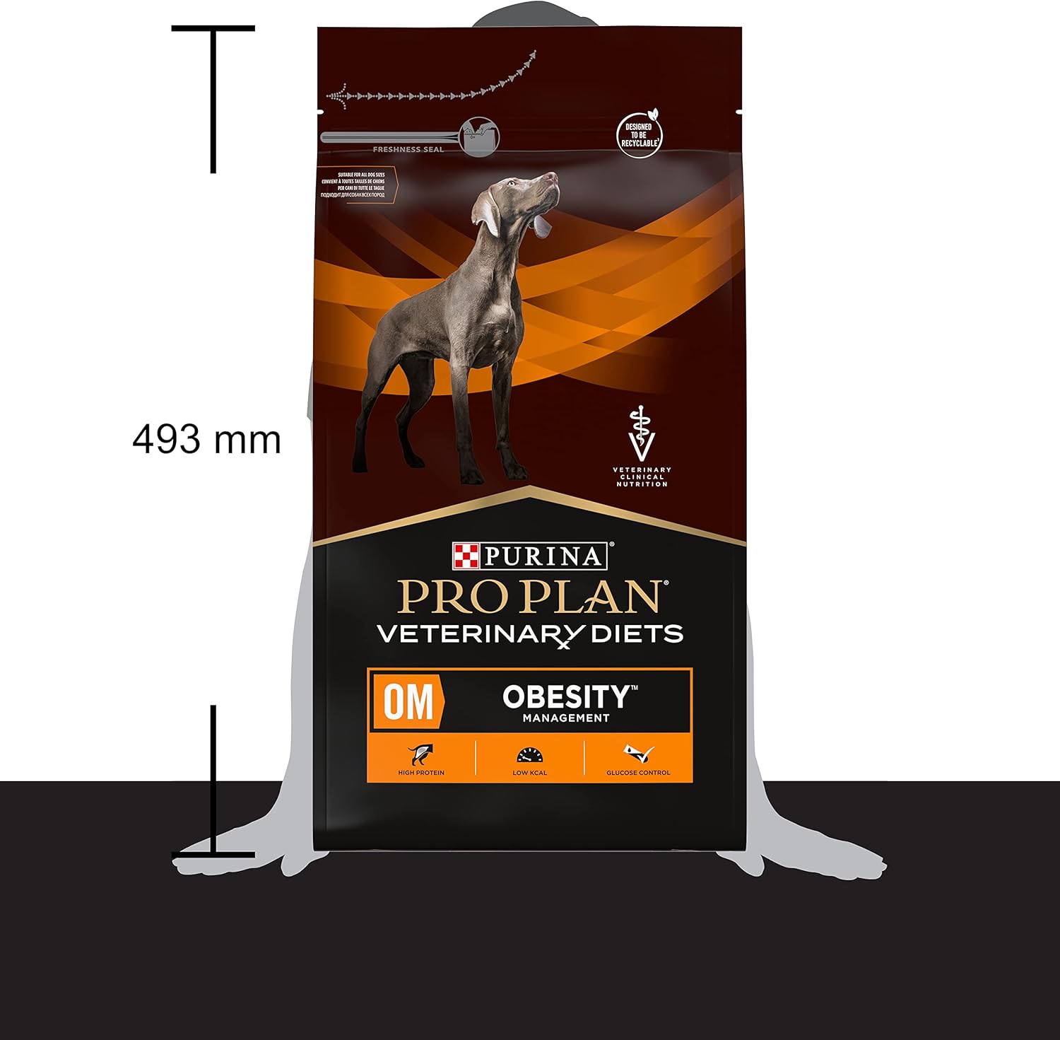 PRO PLAN VETERINARY DIETS OM Obesity Management Dry Dog Food 3kg-3