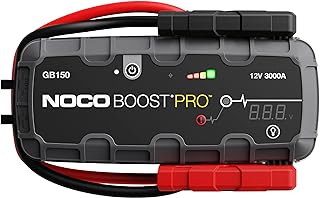 NOCO Boost Pro GB150 3000A UltraSafe Car Jump Starter, Jump Starter Power Pack, 12V Battery Booster, Portable Powerbank Charger, and Jump Leads for up to 9.0-Liter Petrol and 7.0-Liter Diesel Engines