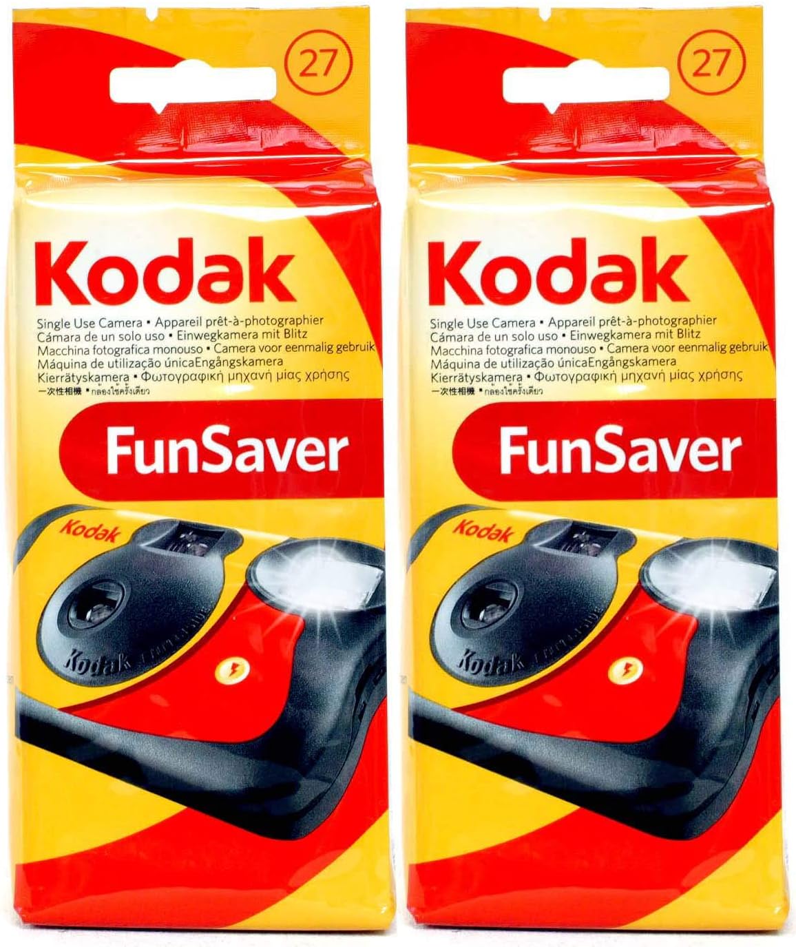 2 X FunSaver Disposable Camera with Flash 800 ISO-0