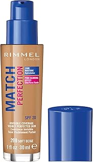 Rimmel Match Perfection Foundation SPF20, 200 Soft Beige