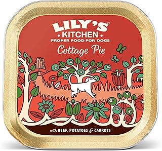 Lily's Kitchen Cottage Pie with Carrots and Peas Wet Food for Dogs, 150 g, Pack of 10