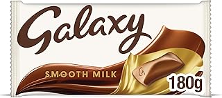 Galaxy Smooth Milk Chocolate Bar, Chocolate Gift, Sharing Bar, 180g