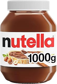 Nutella Hazelnut Chocolate Spread 1kg, Family Portion for Breakfast, Pancakes, Party Food, Unique Recipe and an Unmistakable Taste