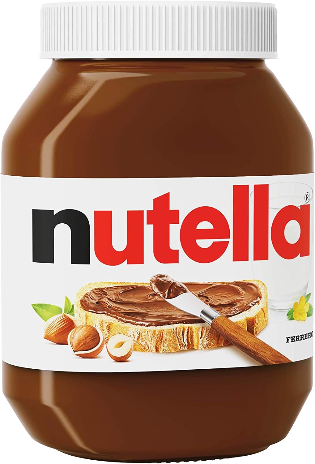 Nutella Hazelnut Chocolate Spread 1kg, Family Portion for Breakfast, Pancakes, Party Food, Unique Recipe and an Unmistakable Taste-1