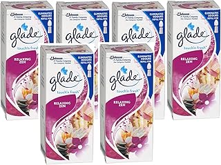 GLADE TOUCH N FRESH REFILLS RELAXING ZEN 10ML EACH (PACK OF 6)