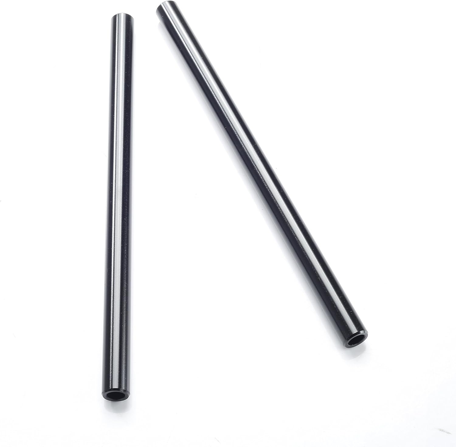 Movo Photo PT10 Set of Two Aluminum 15mm Rods for DSLR Camera Rail System (25cm)-0