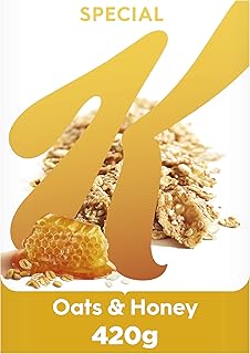 Special K Oats & Honey Breakfast Cereal Box, 420g