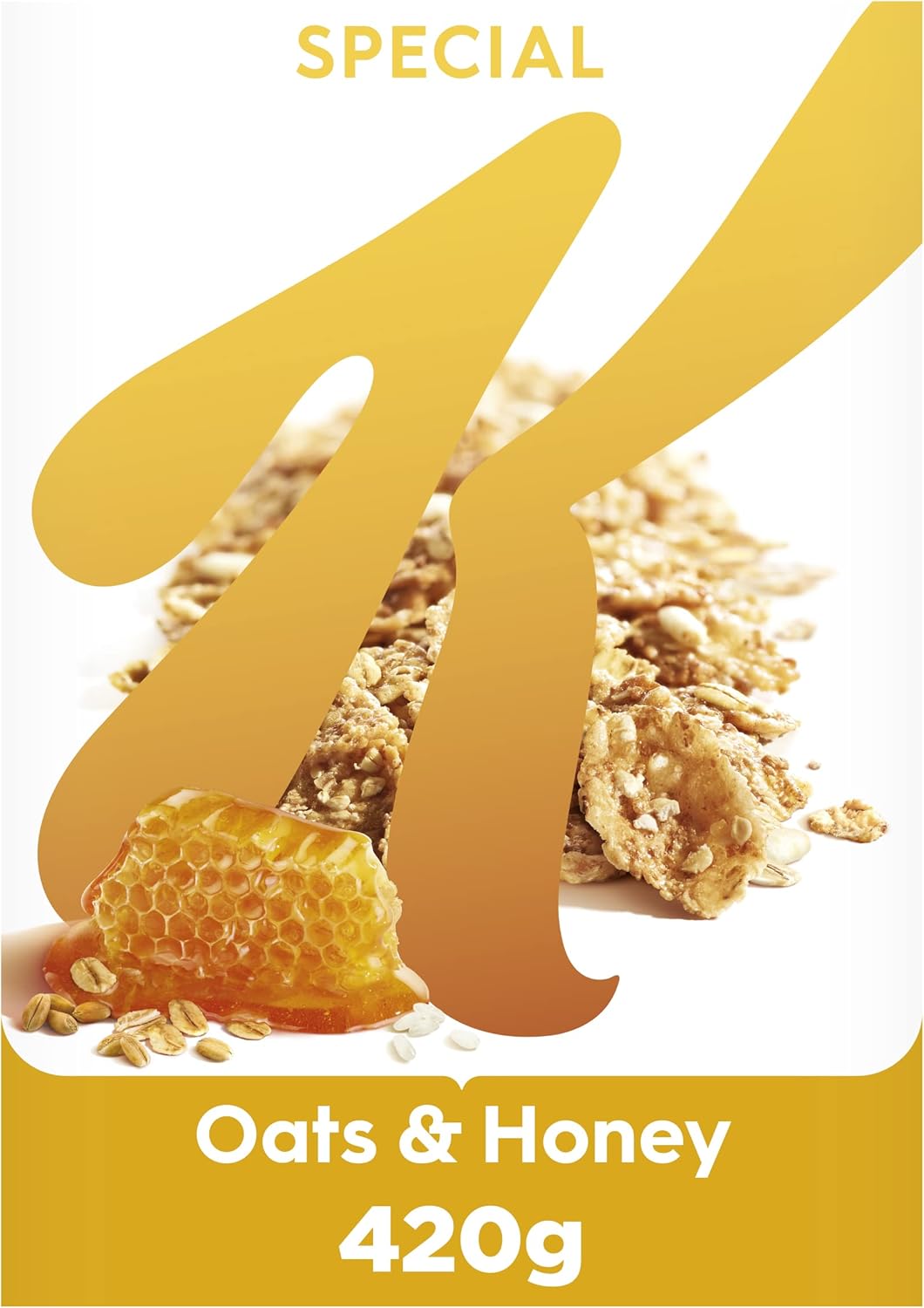 Special K Oats & Honey Breakfast Cereal Box, 420g-0