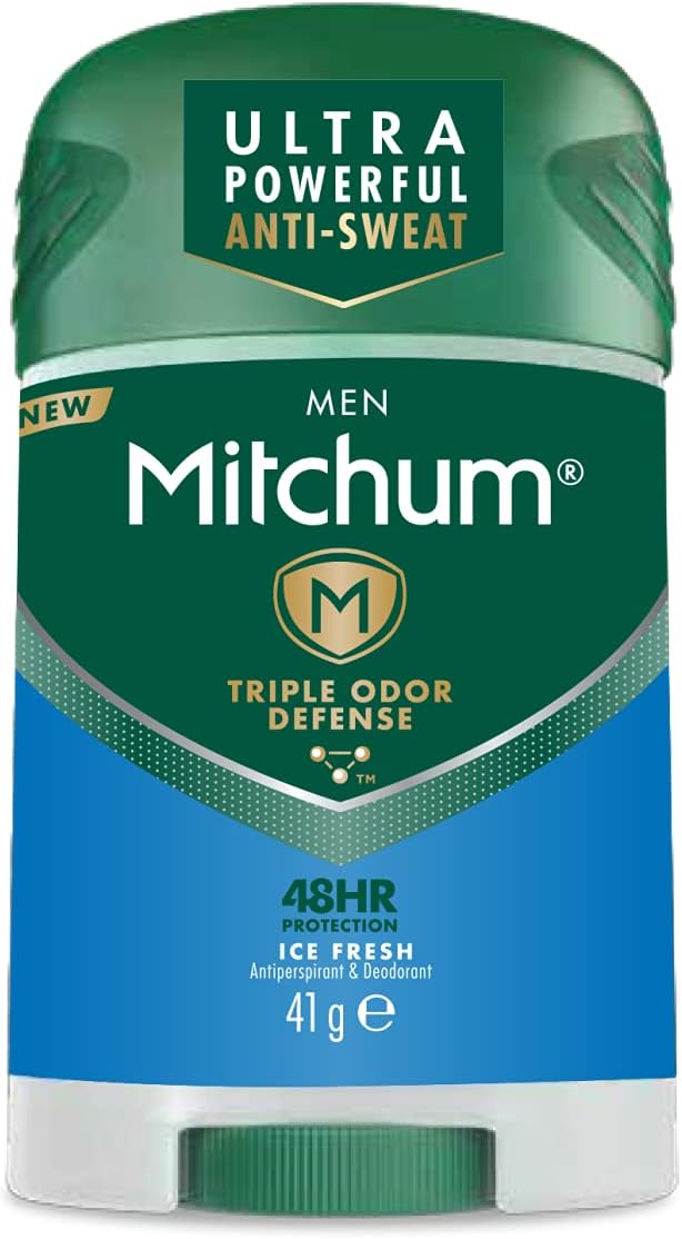 Revlon Mitchum Men Triple Odor Defense 48HR Protection Stick Deodorant & Anti-Perspirant, Ice Fresh, 41 g-0