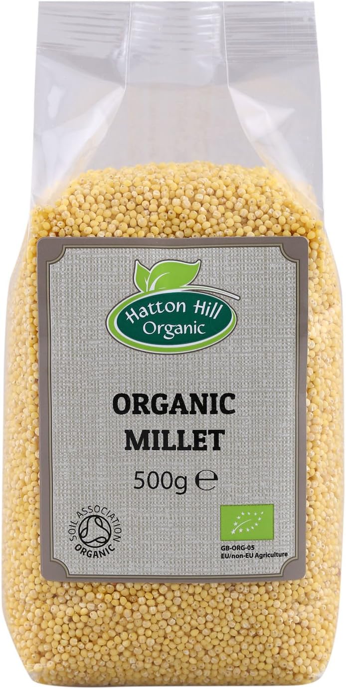 Organic Millet Grain 500g by Hatton Hill Organic - Free UK Delivery-0