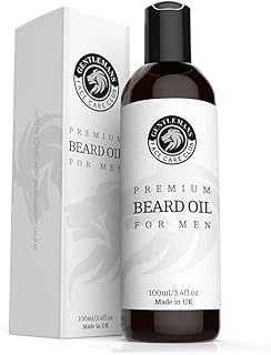 Gentlemans Face Care Club Beard Oil - 100ml XL Bottle - Non Greasy Conditioning Beard Oil For Men - Great Gift For Men With A Beard