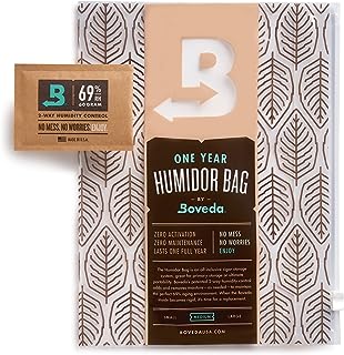 Boveda for Cigars | Medium Humidor Bag | Preloaded with 69% RH 2-Way Humidity Control | Cigar Storage for 10-15 Cigars | 1-Count