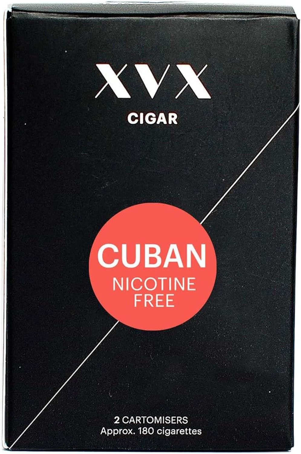 XVX Cigar Refill - Electronic Cigar Refill - Cuban Cigar Flavour - 1800 Puffs Per 2 Pack - 900 Puffs Per Cartridge - E Cigarette - E Cigarettes Shisha - Nicotine Free-0