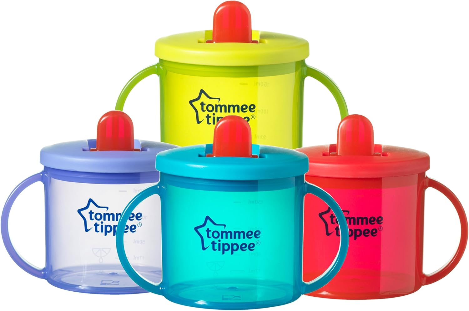 Tommee Tippee Free Flow Trainer Cup with Handles, BPA-Free, 6oz, 2 Count (Designs May Vary)-4