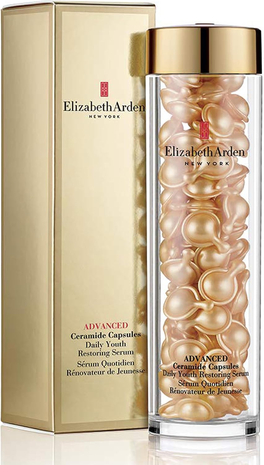 Elizabeth Arden Advanced Ceramide Capsules Daily Youth Restoring Serum, 90-piece, Anti-Ageing Skincare to Nourish Dry Skin, Lift & Firm Skin, for Day & Night-0