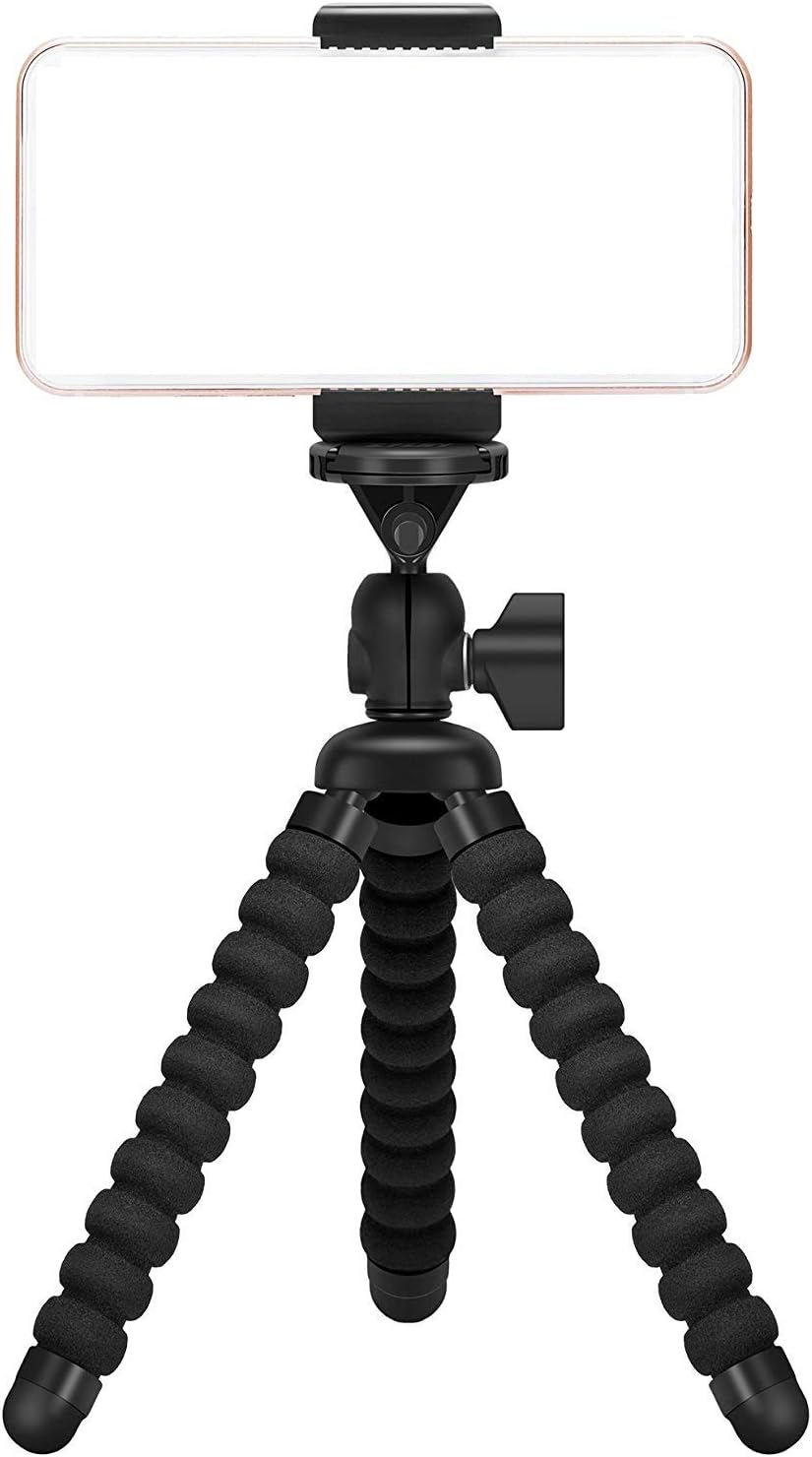 Ailun Phone Camera Tripod Mount/Stand Compact Phone Holder, Compatible for iPhone 15/14/13/12/11 and More Cellphone & Camera-0