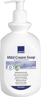 ABENA Mild Cream Soap, Colourant and Fragrance Free - 500 ml , Packaging may vary