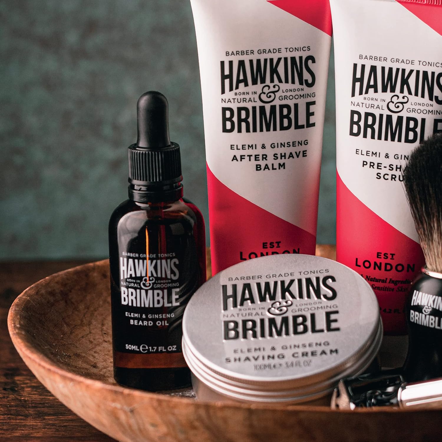 Hawkins & Brimble Beard oil Promotes Beard growth with Beard oil for Men, Beard oil Repairs your Beard with Argan and Olive oil, Update your Beard Care Routine with Shea Butter and Vitamin E.-10