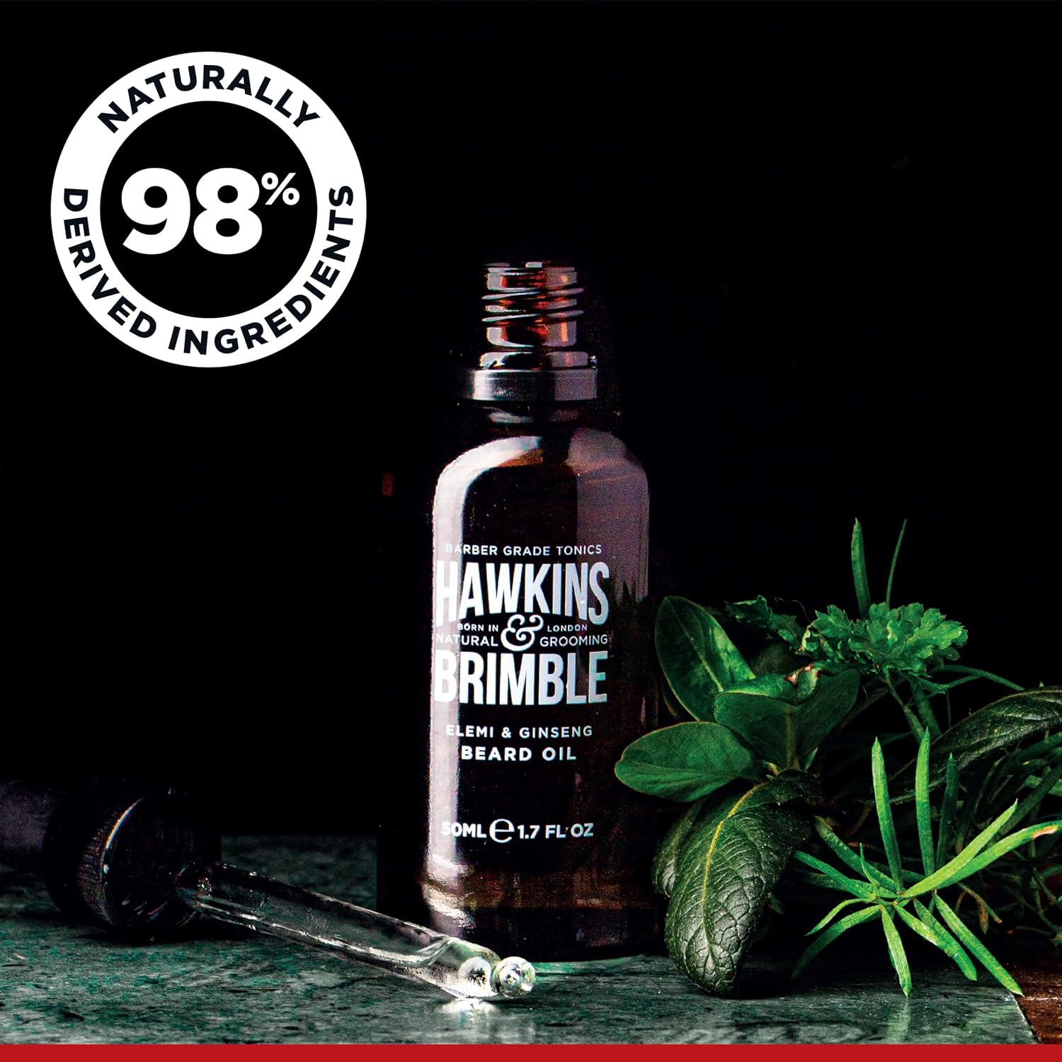 Hawkins & Brimble Beard oil Promotes Beard growth with Beard oil for Men, Beard oil Repairs your Beard with Argan and Olive oil, Update your Beard Care Routine with Shea Butter and Vitamin E.-3