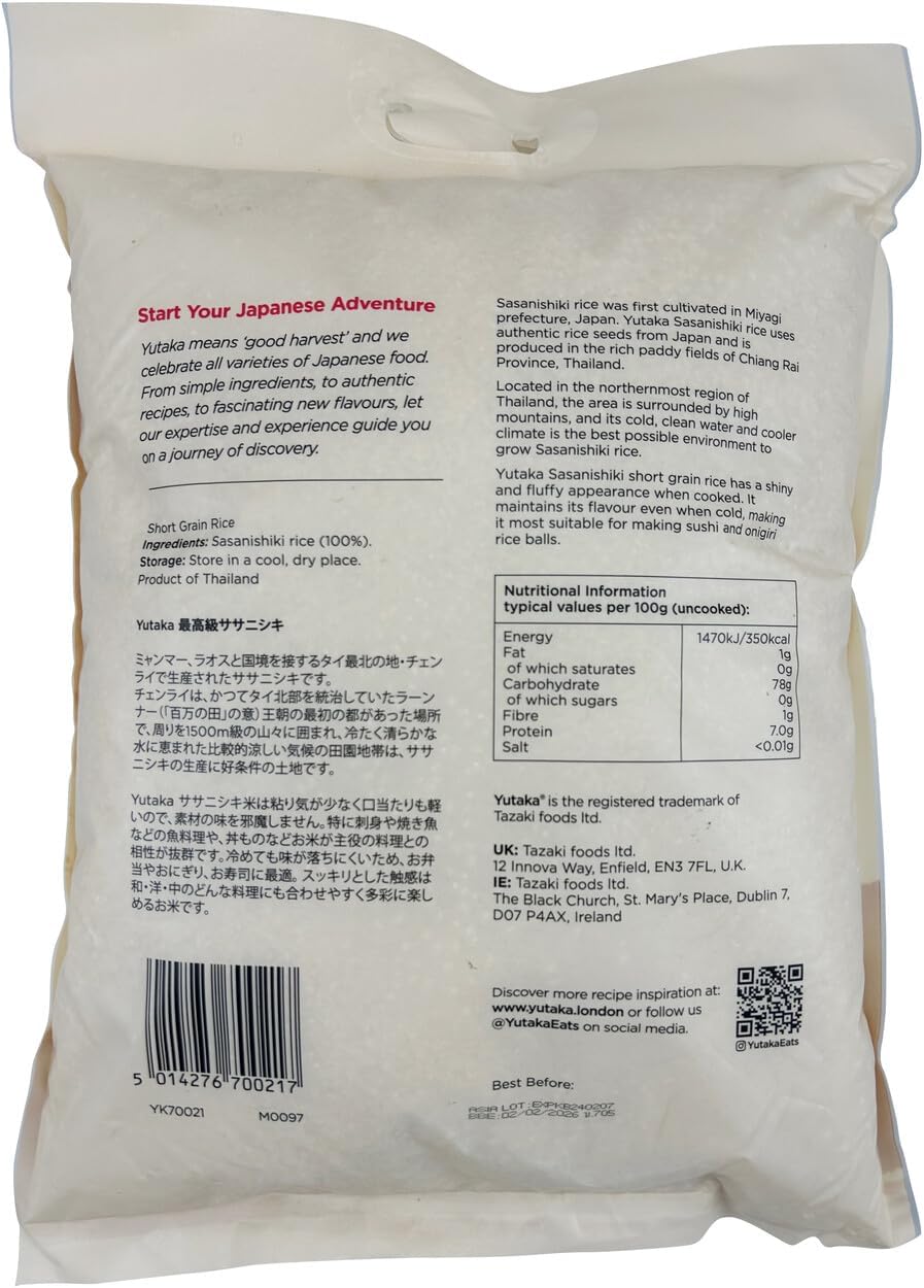 Yutaka Sasanishiki Super Premium Short Grain Rice 10 kg-2