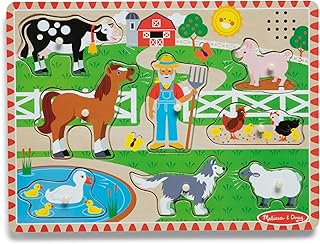 Melissa & Doug Old MacDonald's Farm Sound Puzzle