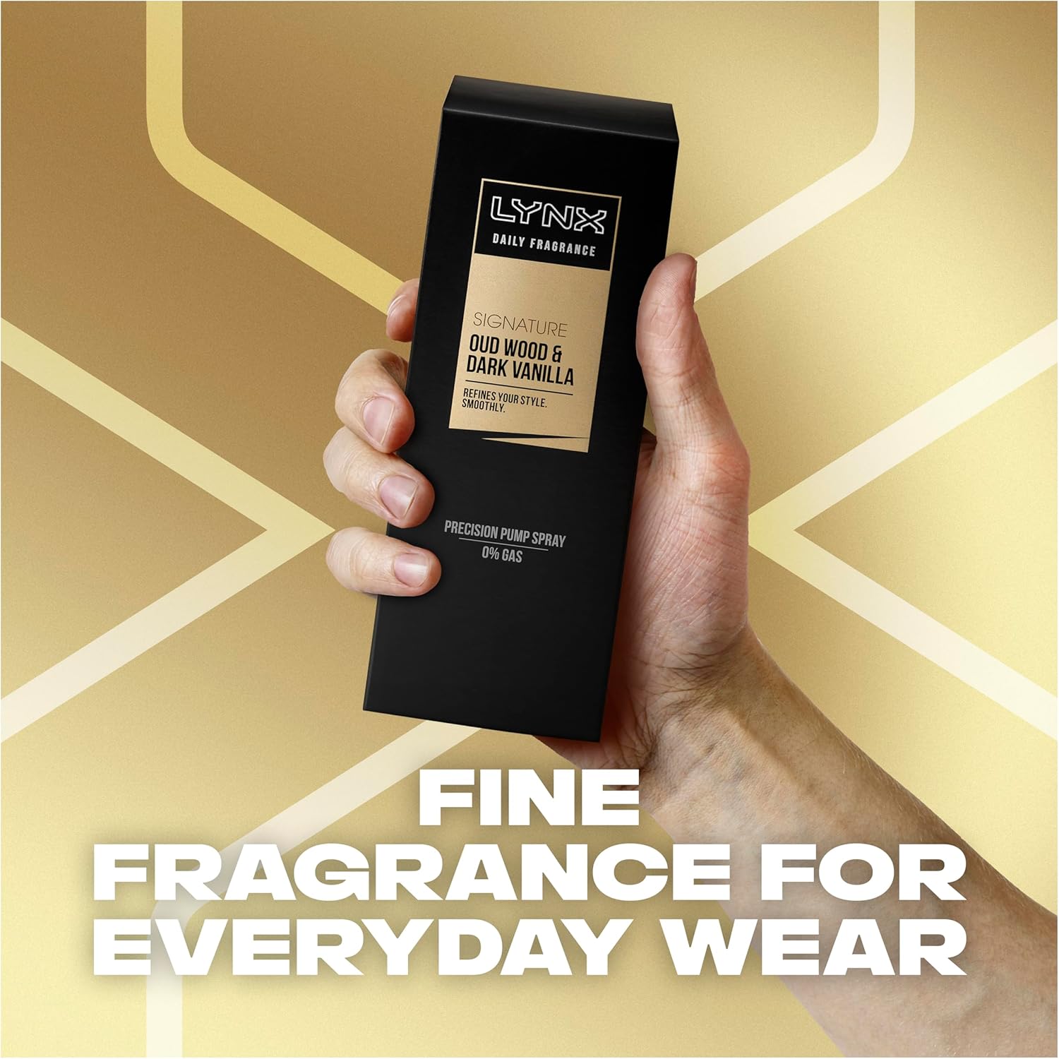 Lynx Signature Oud Wood & Dark Vanilla Daily Fragrance gives you a memorable touch style-refining pump spray 6x 100 ml-1