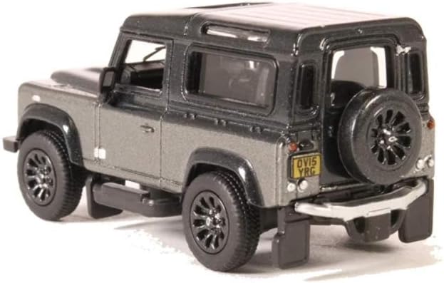 Oxford Diecast 76LRDF009AU Land Rover Defender 90 Station Wagon Corris Grey (Autobiography)-1