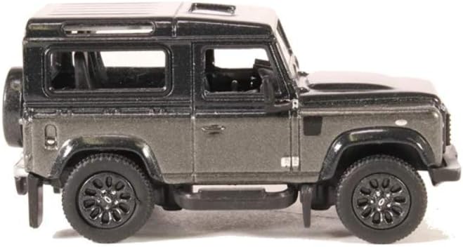 Oxford Diecast 76LRDF009AU Land Rover Defender 90 Station Wagon Corris Grey (Autobiography)-2