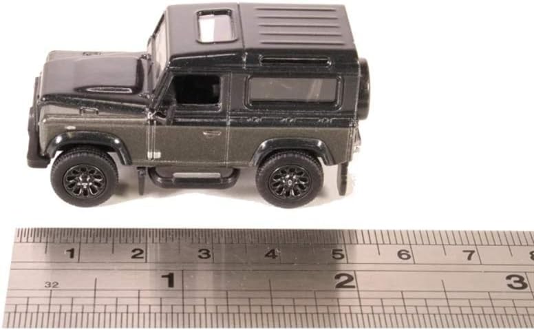 Oxford Diecast 76LRDF009AU Land Rover Defender 90 Station Wagon Corris Grey (Autobiography)-3