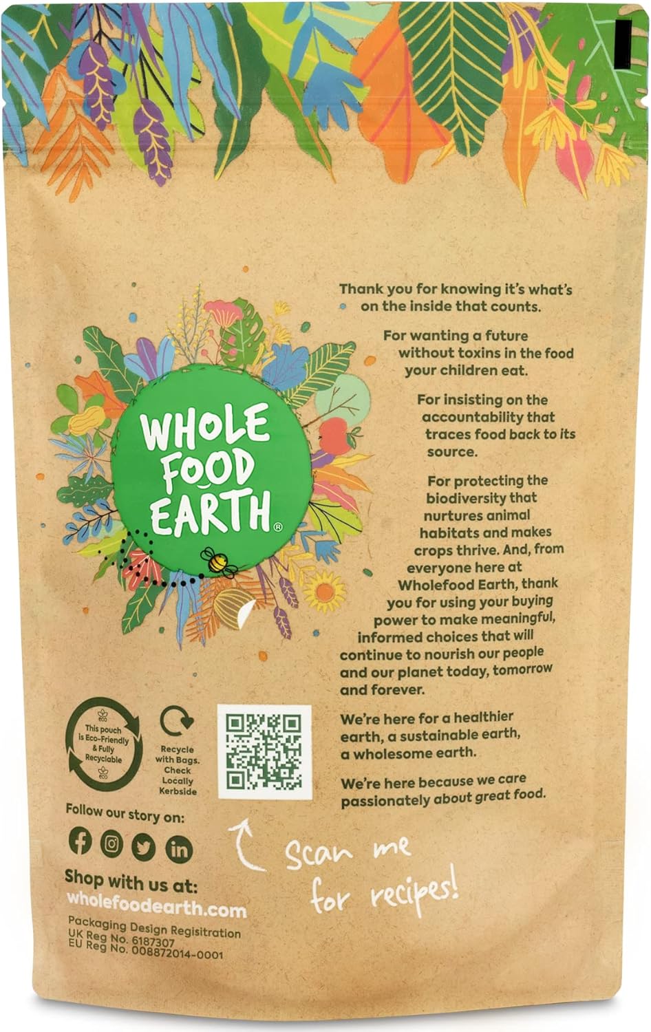 Wholefood Earth Organic Pumpkin & Sunflower Seeds Mix 1kg Raw | GMO Free | Vegan | High Fibre | High Protein | Certified Organic-2