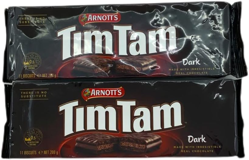 Arnott's Tim tam Dark Chocolate 200 g. (2 Pack)-0