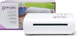 Gemini Multi Media Die Cutting & Embossing Machine with Pause Resume & Reverse, White, Global Version, 22.5 x 43 x 25.6 cm