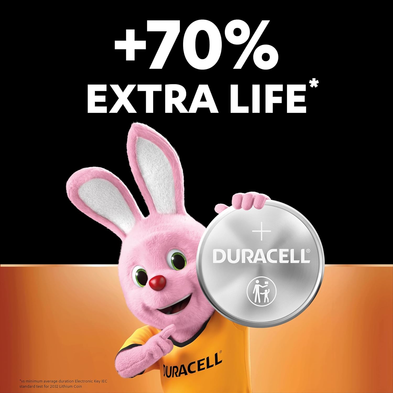 Duracell CR2032 Lithium Coin Batteries 3V (4 Pack) - Up to 70% Extra Life* - Baby Secure Technology – Recommended for use in Apple AirTag - Use in Key Fobs, Home Devices, Fitness, Medical Accessories-1