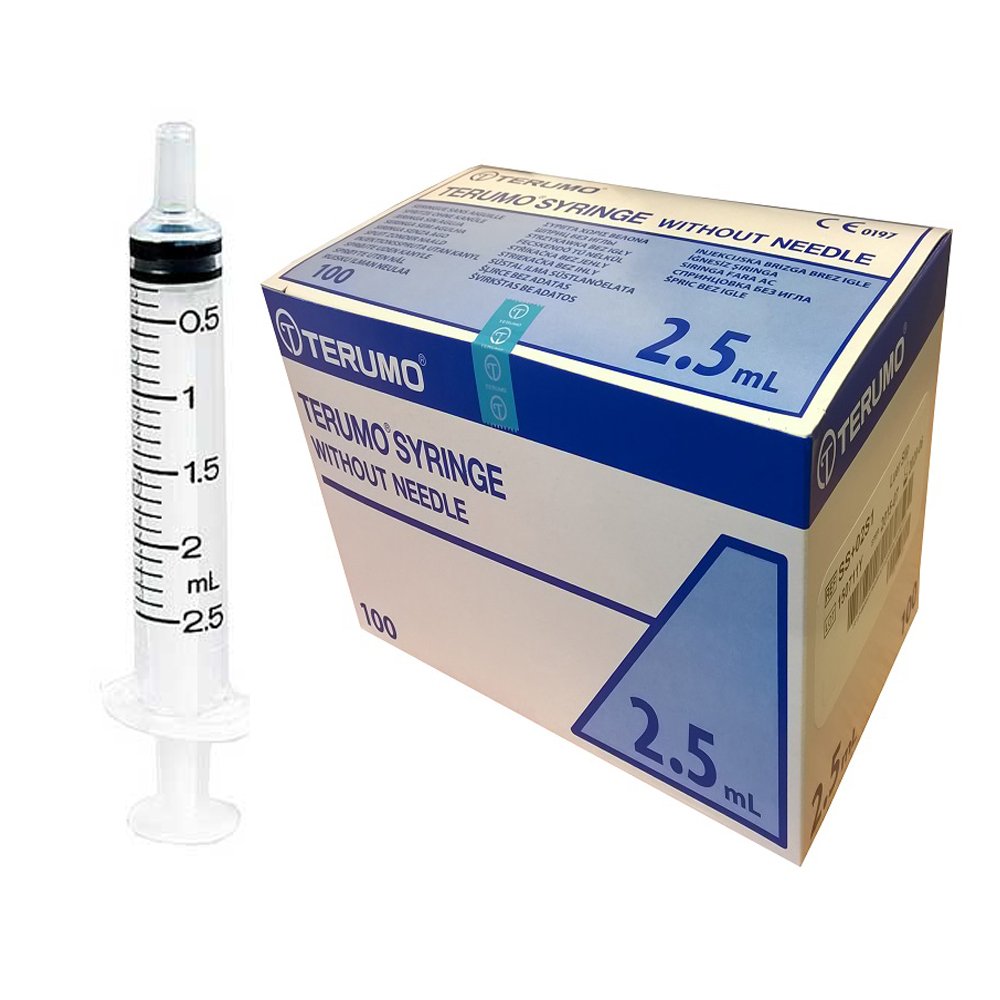 Terumo 3 ml Disposable Syringe (Box of 100 )-0