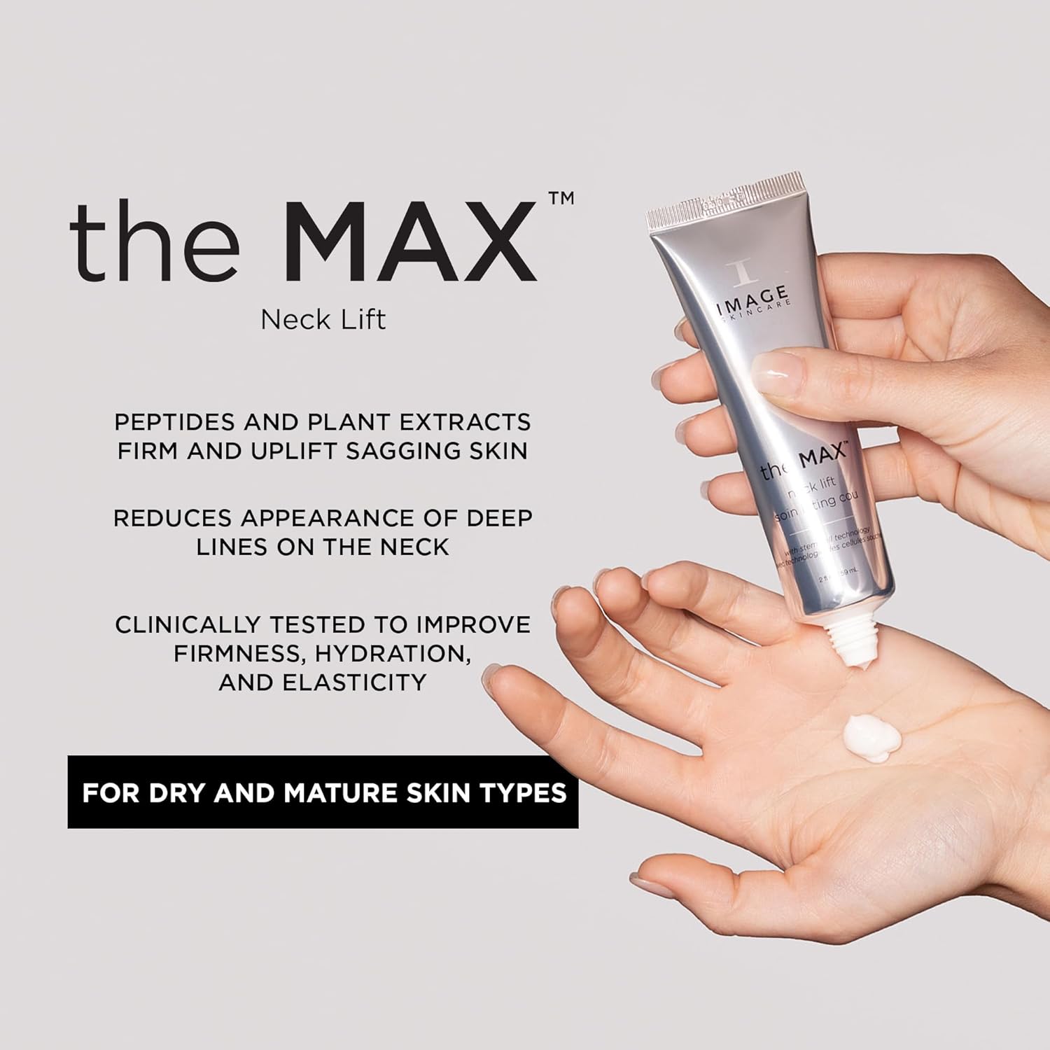 IMAGE Skincare, the MAX Neck Lift, Firming Cream to Uplift the Appearance of Sagging Skin, Improve Appearance of Fine Lines, 59 mL-1