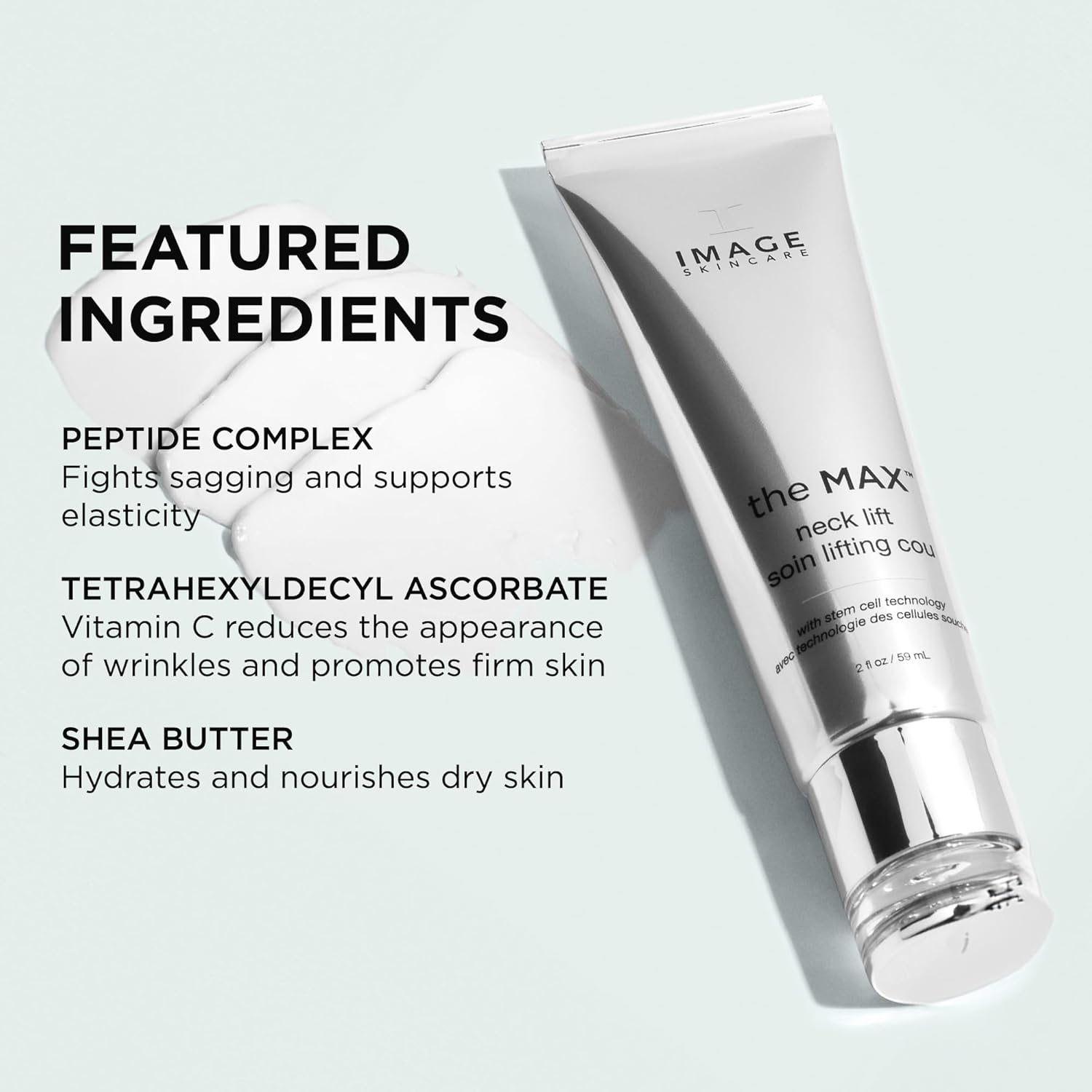 IMAGE Skincare, the MAX Neck Lift, Firming Cream to Uplift the Appearance of Sagging Skin, Improve Appearance of Fine Lines, 59 mL-2