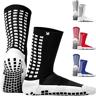 Lux Dual Grip Socks - Football Grip Socks for Men and Women. GripArray™ Engineered Performance & Comfort - Anti Slip Socks for Football