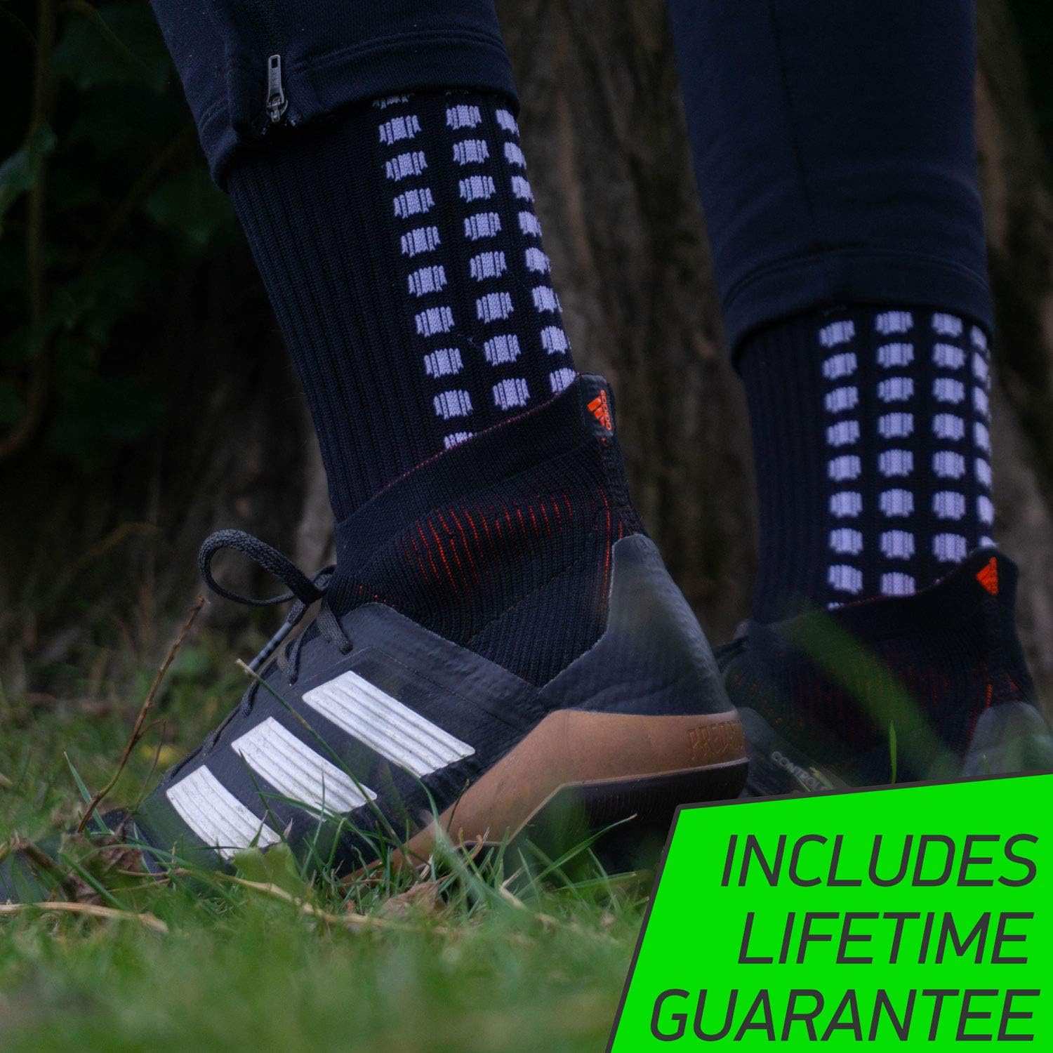 Lux Dual Grip Socks - Football Grip Socks for Men and Women. GripArray™ Engineered Performance & Comfort - Anti Slip Socks for Football-10