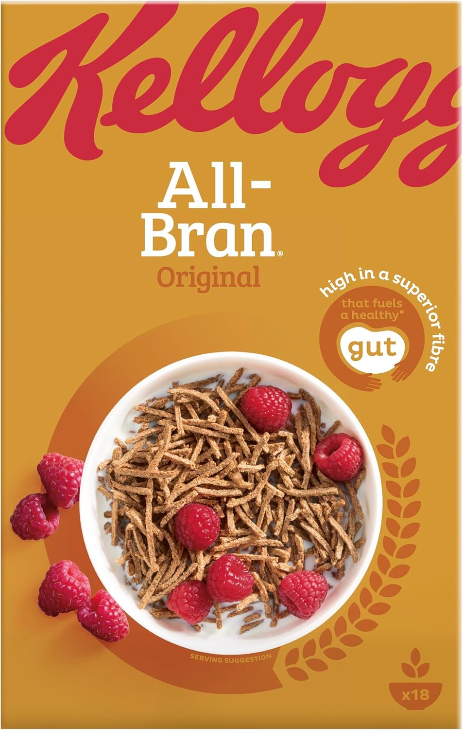 Kellogg's All-Bran Breakfast Cereal Box, 750g-6