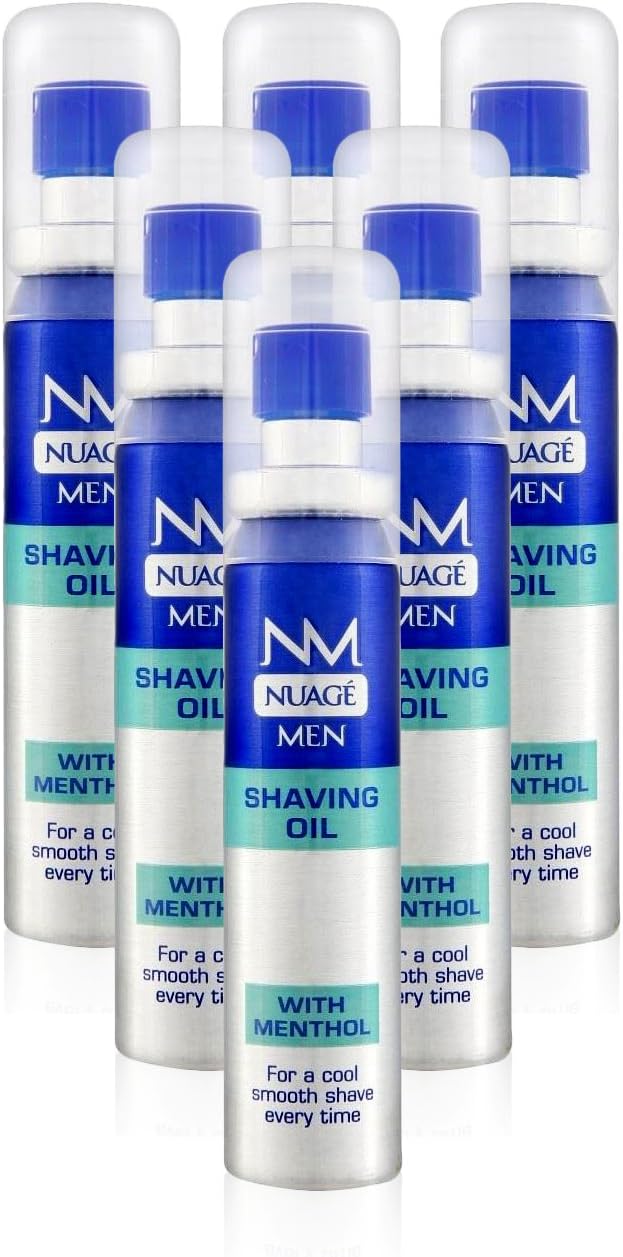 Nuage MEN Shaving Oil Menthol Pre Shave with Pump 20ml (6 Pack)-0