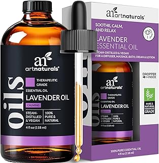 Artnaturals 100% Lavender Essential Oil - (4 Fl Oz / 120ml) - 3pc Set - Includes Our Signature Zen Blend 10ml and Signature Chi 10ml - Therapeutic Grade Natural from Bulgaria