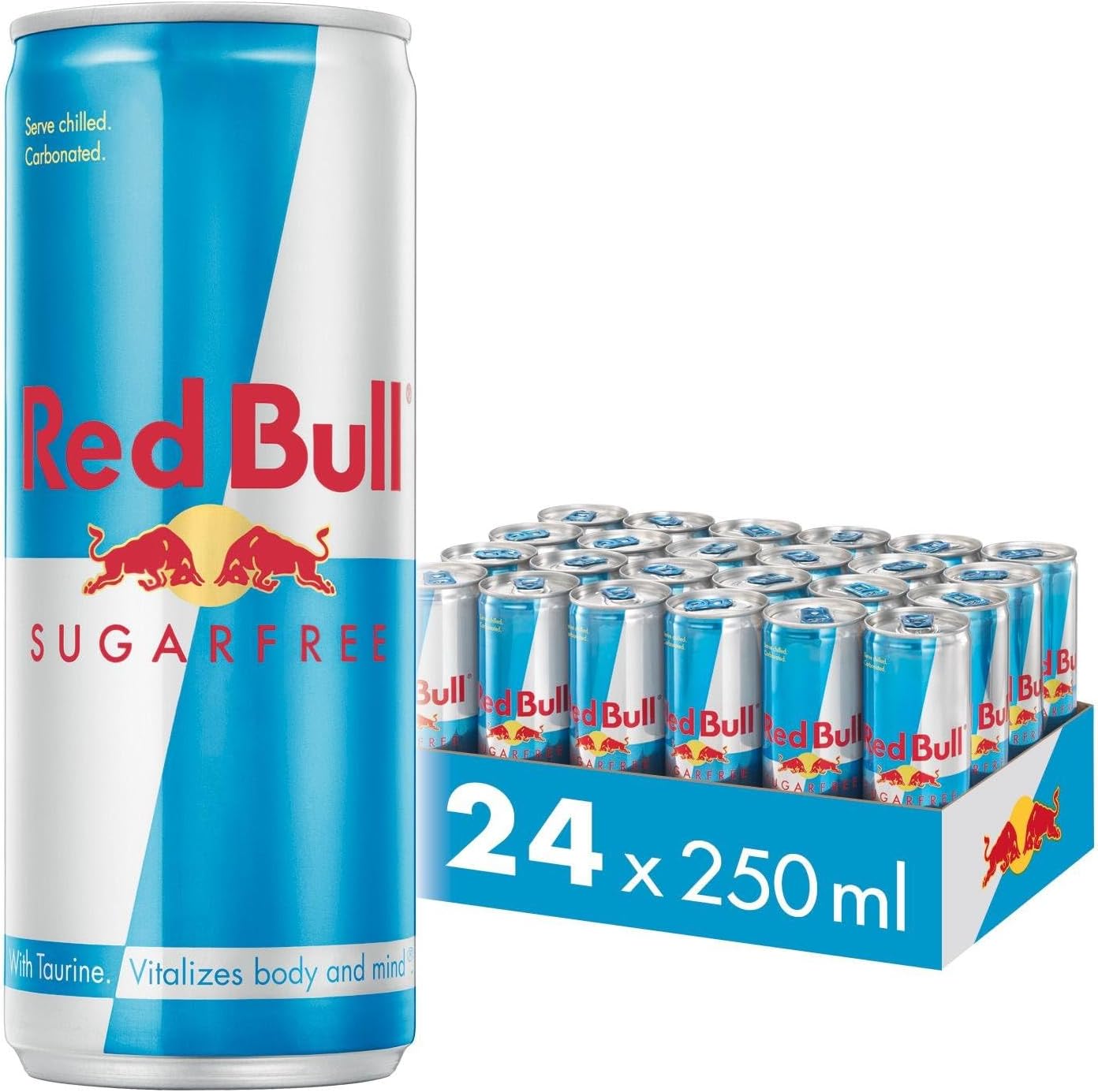 Red Bull Energy Drink Sugar Free 250ml x24-0