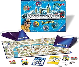 Ravensburger Scotland Yard Junior - Family Strategy Board Game For Kids and Adults Age 6 Years and Up - 2 to 4 Players