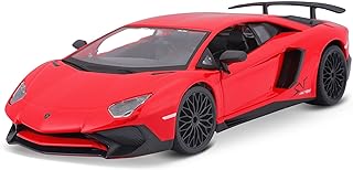 Bburago B18-21079 Jaguar 1:24 Lamborghini AVENDTADOR, Red