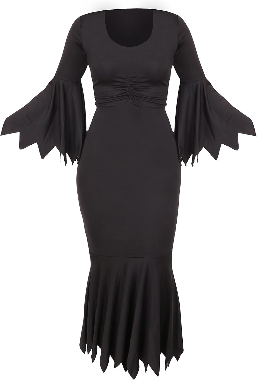 Ladies Black Halloween Dress - Perfect For Halloween Or Fancy Dress Events - UK 20/22 / XX-Large-0