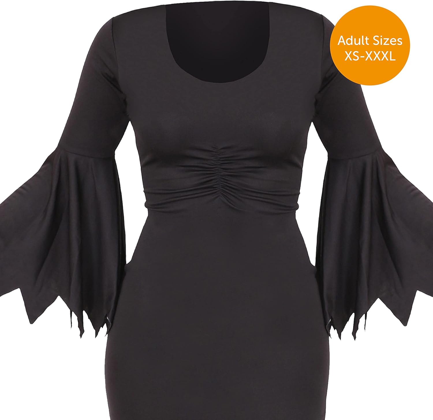 Ladies Black Halloween Dress - Perfect For Halloween Or Fancy Dress Events - UK 20/22 / XX-Large-6