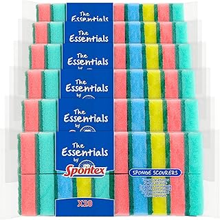 The Essentials by Spontex 20 Sponge Scourers